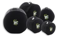 Kit de Bags Batera Clube BC Octogear Black Tons 10", 12", Surdo 14", Bumbo 20" e Caixa