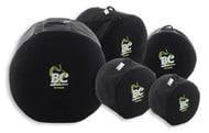Kit de Bags Batera Clube BC Octogear Black Tons 10", 12", Surdo 16", Bumbo 22" e Caixa