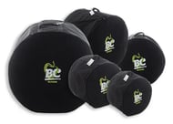 Kit de Bags Batera Clube BC Octogear Black Tons 12", 13", Surdo 16", Bumbo 22" e Caixa