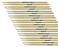 Kit de Baquetas 5A Batera Clube Kit com 10 Pares em Bapeva Padrão 5A excelente durabilidade e densidade