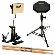 Kit de Estudo Torelli com Pad 6" com Estante ajustável, Pad de Bumbo e Baqueta 2B (TA560 + TA551)
