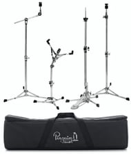 Kit de Ferragens Pinguim Vintage Light Flat com Estantes de Caixa, Reta, Girafa e Máq. Chimbal e Bag PTF05