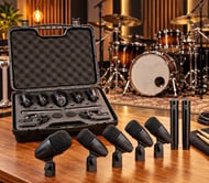 Kit de Microfones Dylan Basic Drum com 7 peças com case rígido e clamps