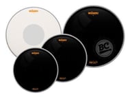 Kit de Peles Williams Signature Aposan Reflect Black 10",12",16" e 14" (caixa) filme duplo preta