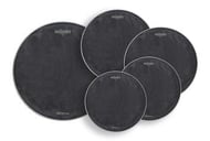 Kit de Peles Williams SoundLess Silent Mesh 20" bumbo, 10", 12", 14", 14" (caixa) estude em silêncio