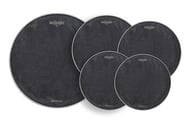 Kit de Peles Williams SoundLess Silent Mesh 22" bumbo, 12", 13", 16", 14" (caixa) estude em silêncio