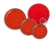Kit de Peles Zellmer Signature Alexandre Fininho Red Clear 10", 12", 14" e 14" (caixa)