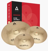 Kit de Pratos Istanbul Agop Xist Power IXPWS3 com Crash 16", Chimbal 14", Ride 20" e Bag