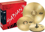 Kit de Pratos Sabian SBR Pure Brass SBR5003 Chimbal 14", Crash 16" e Ride 20"
