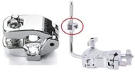 Memória de Altura Gibraltar SC-HML127 para Haste de Tom Holder 12,7mm Padrão DW e Gretsch (019427)