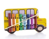 Metalofone JOG Vibratom Ônibus P2263 8 Teclas Coloridas e Baqueta (Musicalização Infantil)