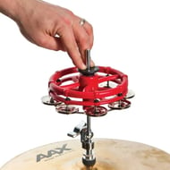 Pandeirola de Chimbal LP Click Hihat Tambourine LP193B platinelas e click de liga e desliga