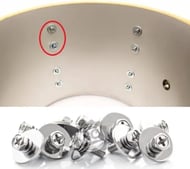 Parafuso Spanking by Zellmer Profire M4x12 kit com 10 unidades internos de canoa para a maioria das marcas (642)