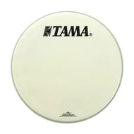 Pele de Bumbo Tama Starclassic 20" CT20BMOT by Remo resposta branca envelhecida com muffle abafador