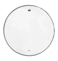 Pele DW by Remo Ambassador Clear 16" Transparente (Saldão) Filme Único Resposta ou Batedeira