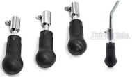 Pés de Borracha para Surdo Torelli Kit com 3 Unidades haste 12.7mm com Amortecedor p/ DW, Gretsch, Ludwig