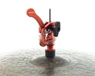 Presilha de Chimbal X-Pro by C. Ibañez Color Red com Alavanca para tocar chimbal solto com pedal duplo