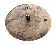 Ride BFC Brazilian Finest Cymbals Dry Dark Flat Extra Thin Ride 18" em Bronze B20 sem cúpula DDFETR18
