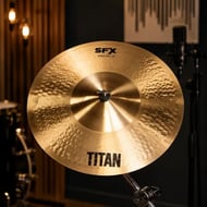 Ride Titan SFX Series Power Bell Mini Ride 18" com cúpula gigante de 7" TNS18PB