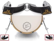 Travas de Pé de Bumbo e Âncora D-Tuner Bass Drum Break Kit com 2 unidades com velcro para carpetes DT19