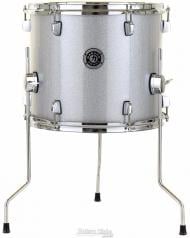 Surdo Avulso 14" Nagano Garage Silver Sparkle 14x14" com 3 Pés