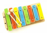 Xilofone Percubo Mafagafo M10 com 2 Baquetas e Teclas Destacáveis (Musicalização Infantil)