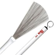 Vassourinha Vic Firth Jazz Brush WB White com Cerdas Retráteis (1512)