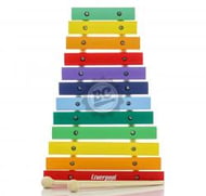 Xilofone Liverpool Kids com 12 Teclas de Madeira (Musicalização Infantil) 5513 com Baquetas