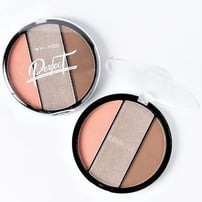 Paleta Multifuncional Perfect Contorno, Blush e Iluminador- Bella Femme Cosméticos