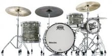 Bateria Pearl President Deluxe Desert Ripple com Bumbo 22", Tom 13" e Surdo 16" (Shell Pack)