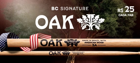 Avançado 5 - 08/26 - Baqueta Batera Clube Signature OAK
