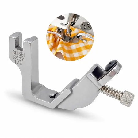 Calcador de Elástico com Tensor para Máquina Reta Industrial