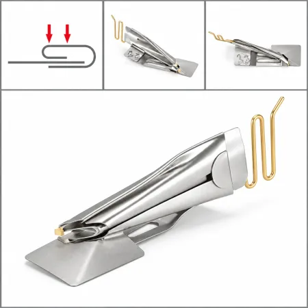 Aparelho para Viés com 1 Vira na Galoneira/Colarete Plana Industrial ou Semi-Industrial - Viflex