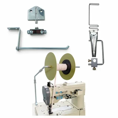 Kit Completo Aparelho de Viés Taquara 10mm para Pespontadeira + Aparelho de Viés Superior 20mm + Suporte