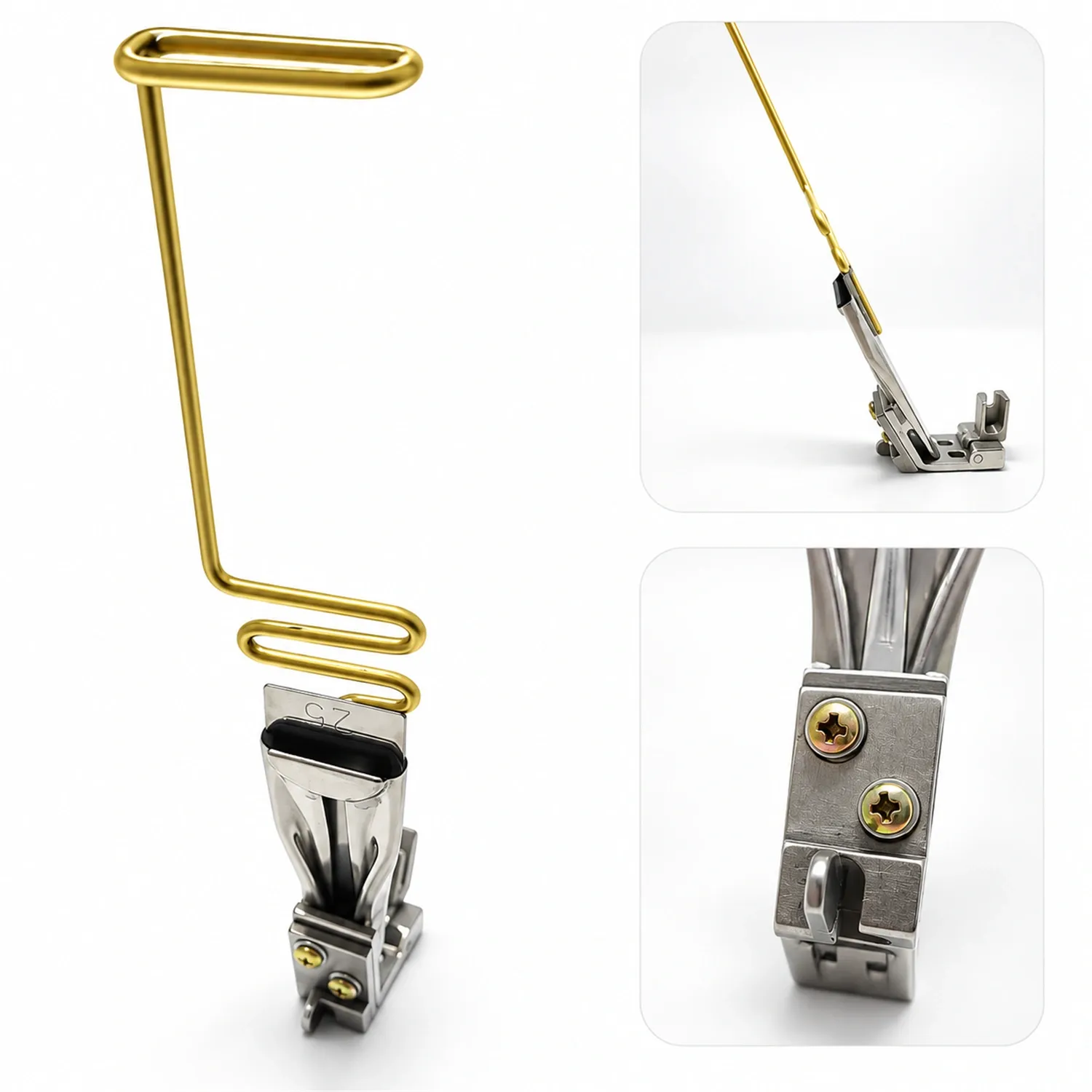 Aparelho Ombro a Ombro (Cobre Gola) 2,5 cm para Máquina Duas Agulhas Ponto Corrente