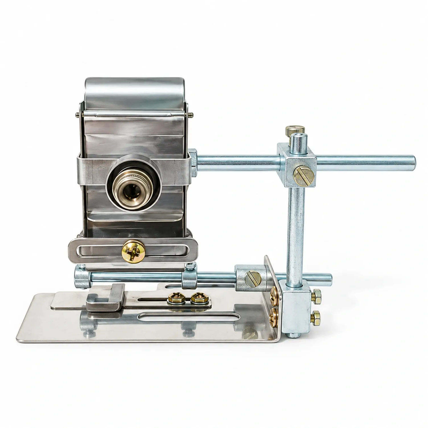 Aparelho de Elástico para Galoneira Plana Industrial e Semi, Máquina Reta e Zig-Zag (Regulagem até 40mm)
