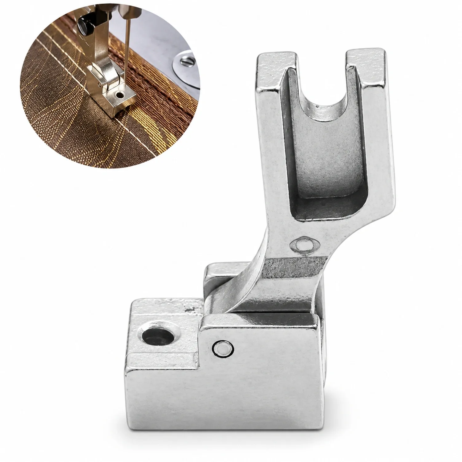Calcador de Zíper Invisível para Máquina Reta Industrial S518N