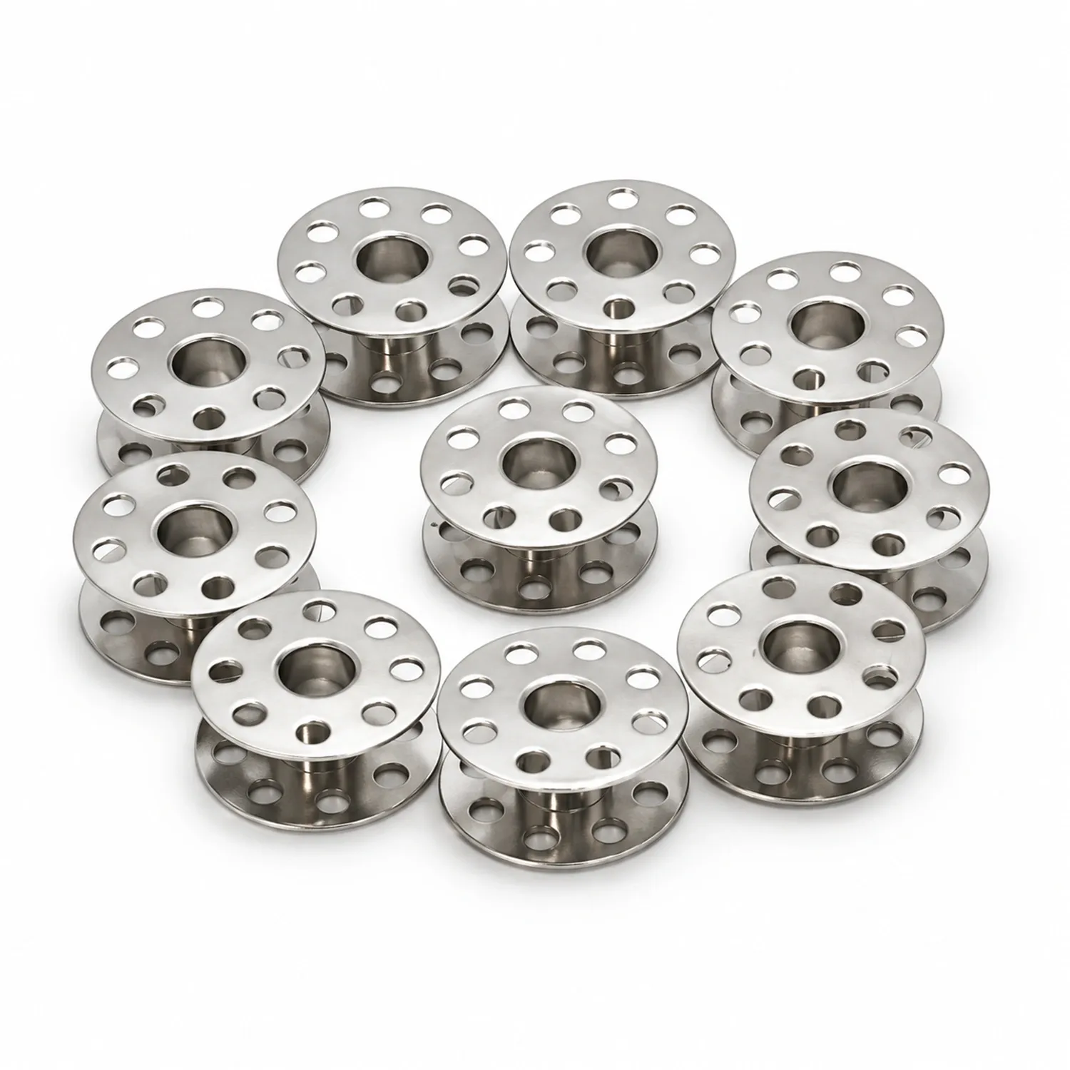 Carretilha (Bobina/Canelinha) para Máquina Reta Industrial - Kit com 10
