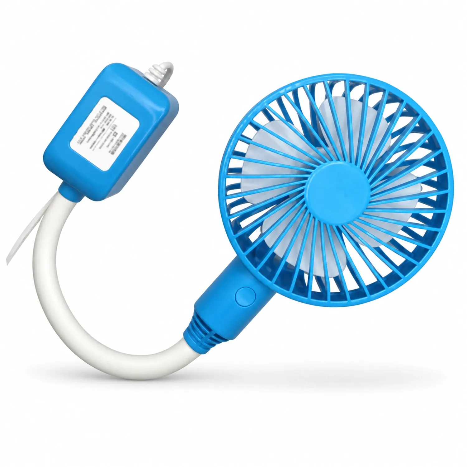 Mini Ventilador Portátil USB com Base Magnética e Haste Flexível - Ideal para Escritórios e Máquinas de Costura