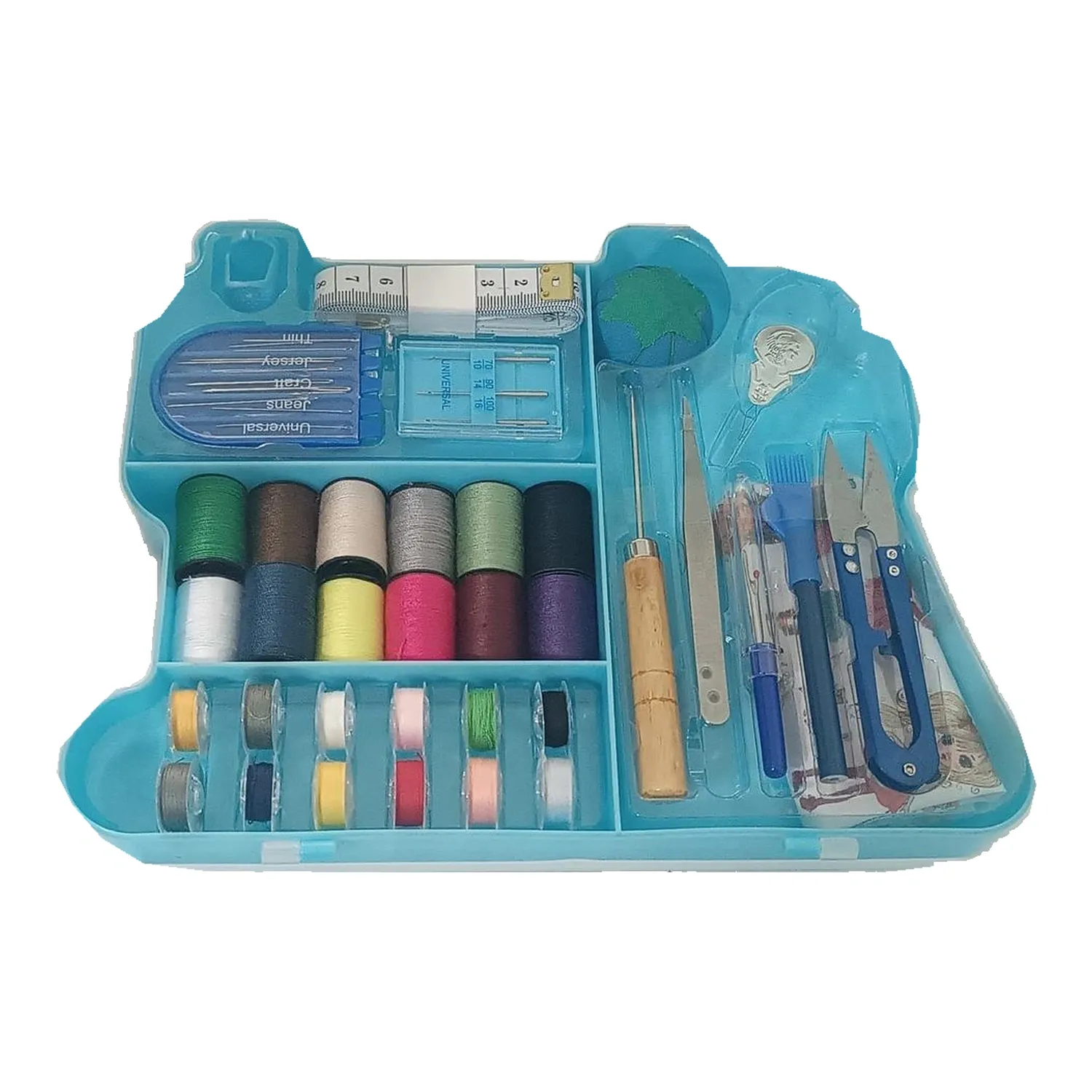 Estojo Kit Costureira com 14 Itens (53 Peças)