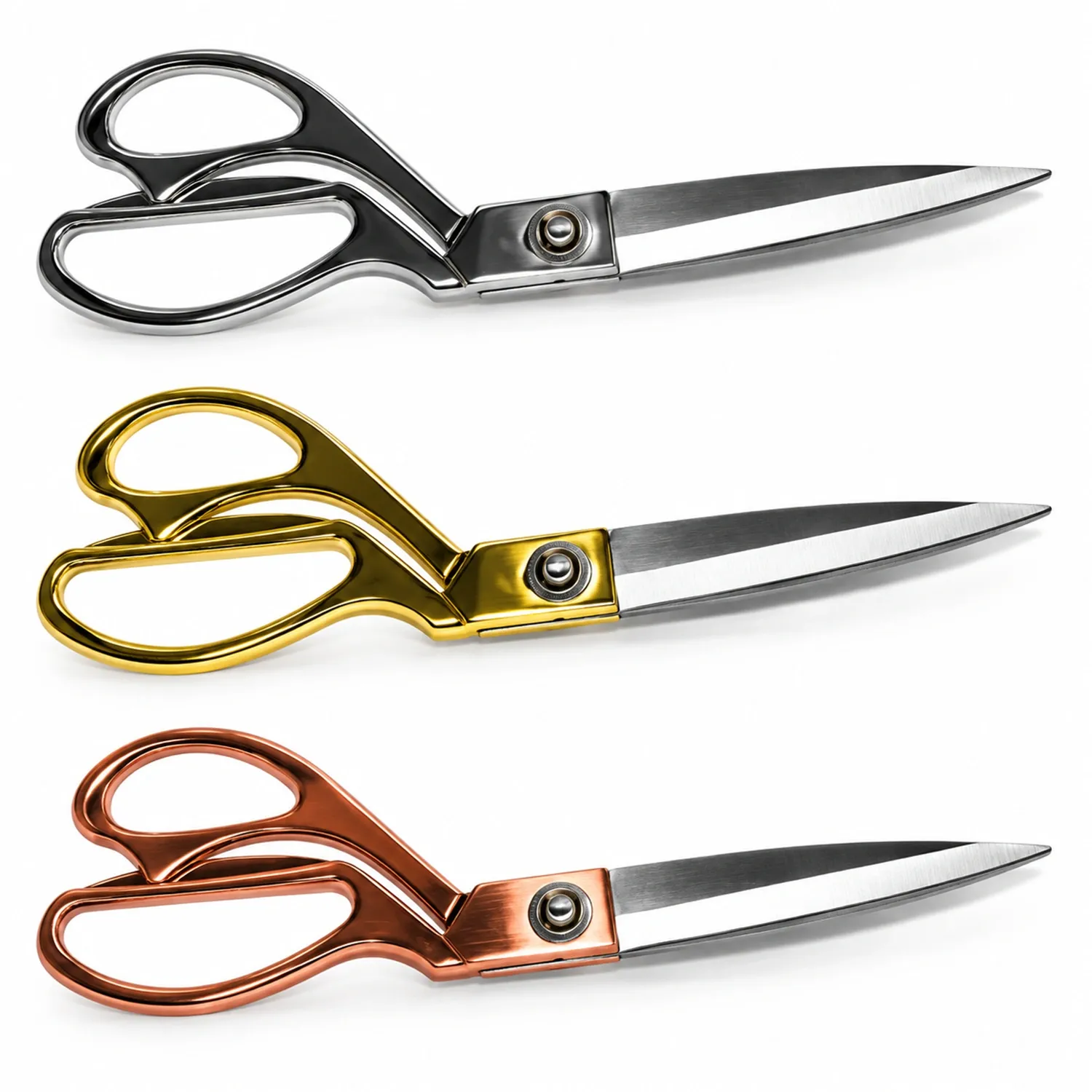 Tesoura de Alfaiataria 10 1/2" Profissional Premium - Dourada, Prata ou Cobre