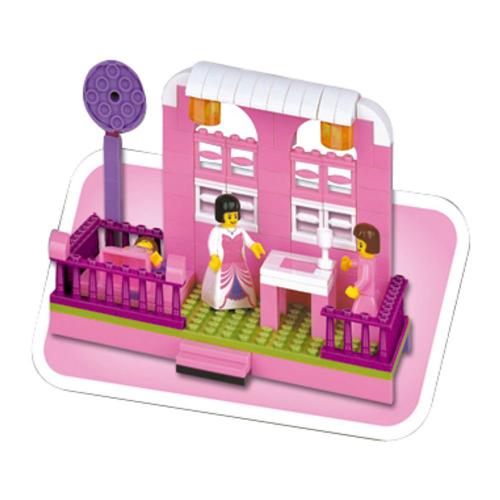 Peças de Montar - Mini Pastel 360 peças Castelo Princesa - 3737