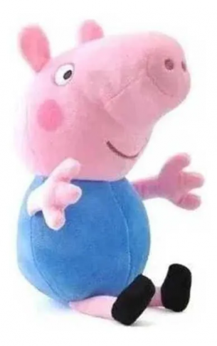 George de Pelucia Desenho Peppa Pig 18cm - Pelúcias HAS Brasil