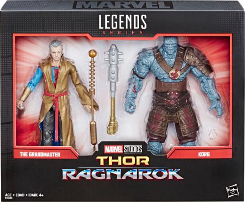 Marvel Legends 80Th Anniversary (Thor Ragnarok) Grandmaster e Korg