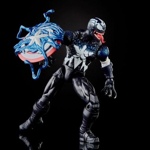 Marvel Legends Spider Man Maximum Venom Venomized Capitão América