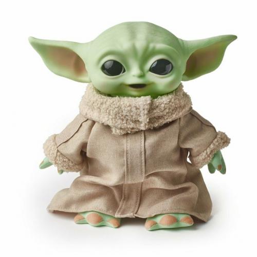 Mattel Plush Baby Yoda Star Wars The Child, Verde, 11 polegadas