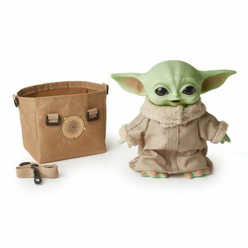 Mattel Plush Baby Yoda Star Wars The Child, Verde, 11 polegadas