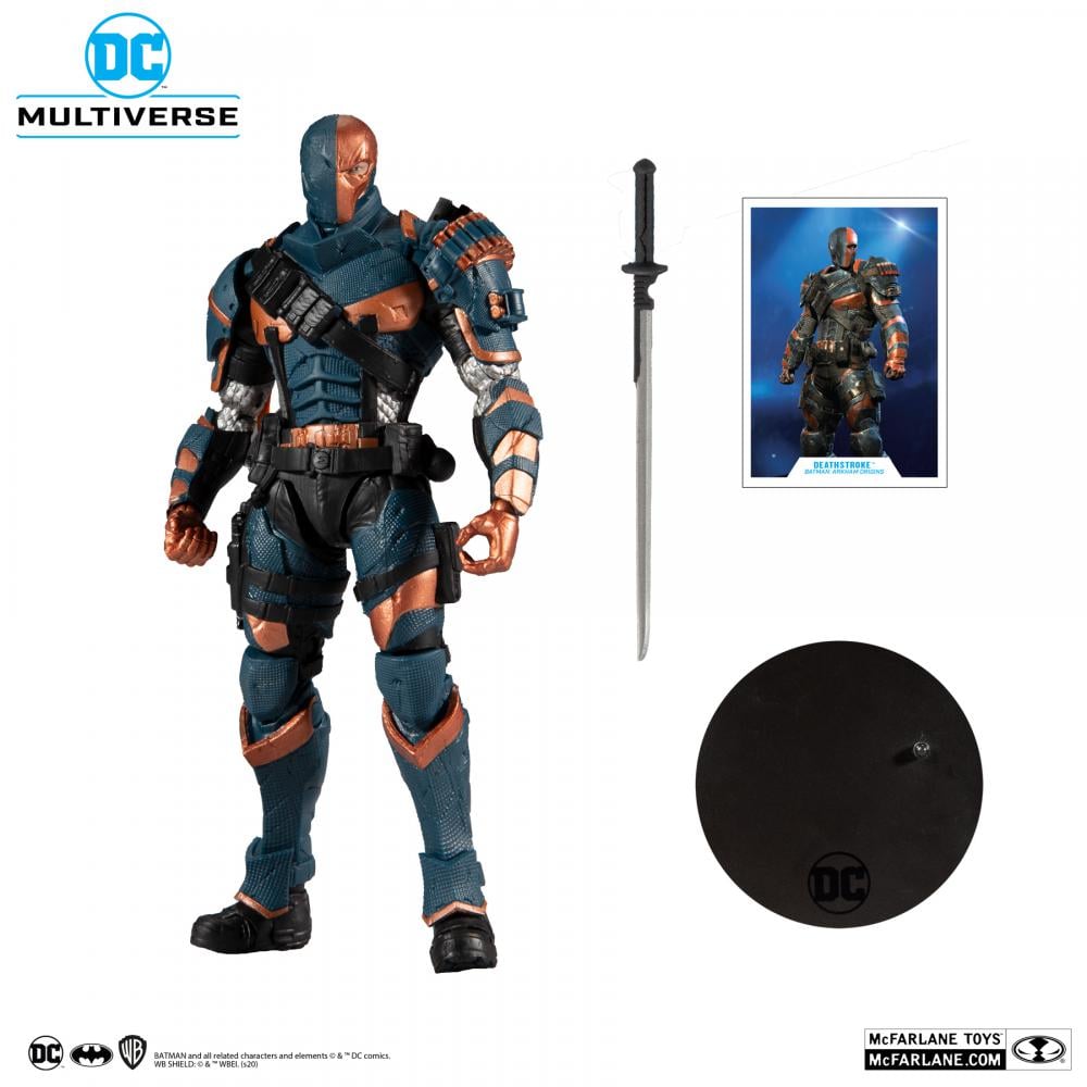 Deathstroke action figure arkham on sale origins