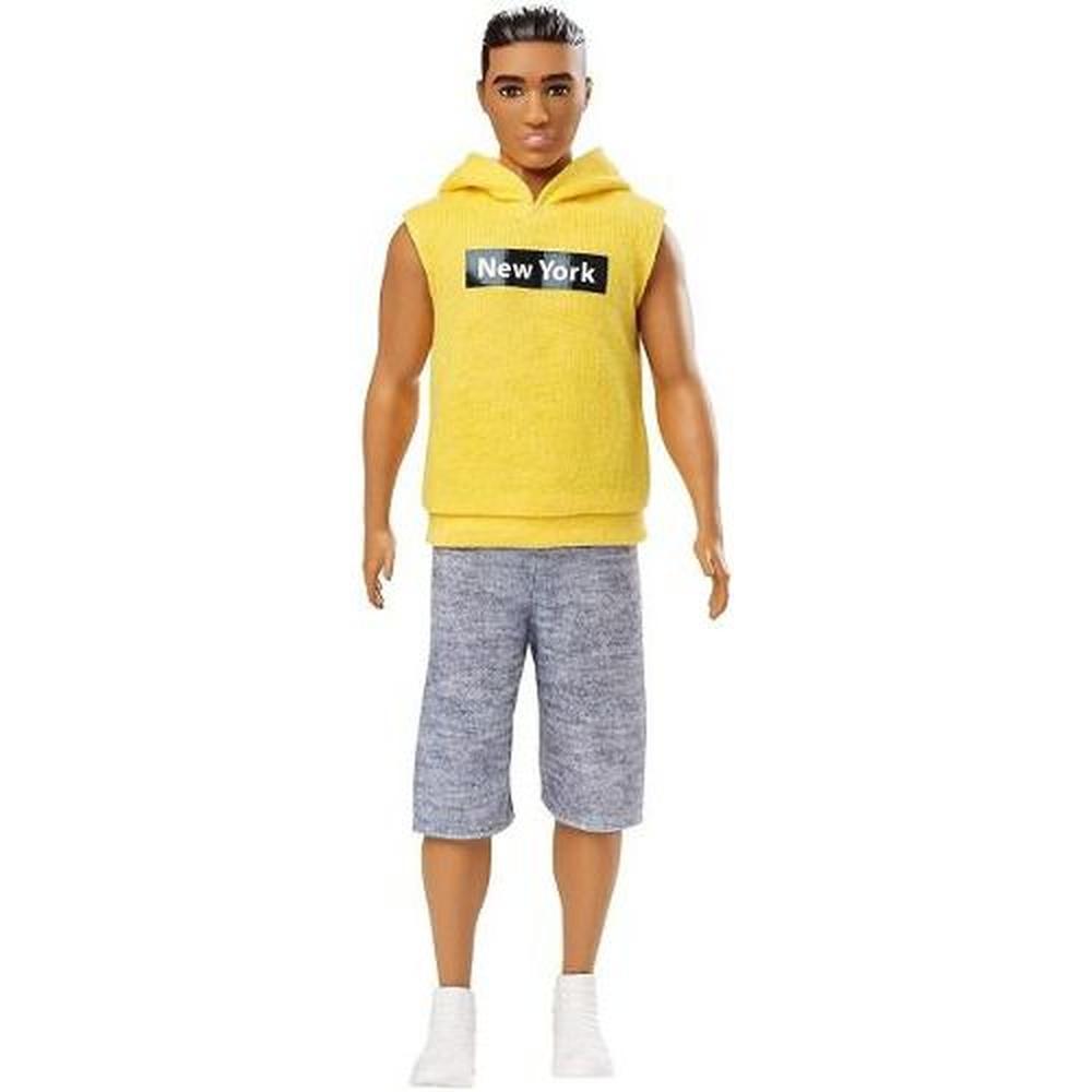 Boneco Ken Fashionistas - 192 Vitiligo Regata Shorts Coral - DWK44 -.. -  Real Brinquedos