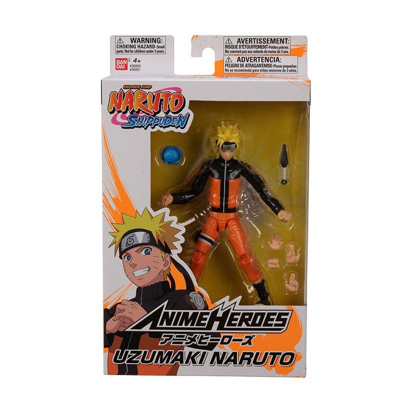 Quebra Cabeça Naruto Shippuden + Boneco Naruto Uzumaki 24 Cm